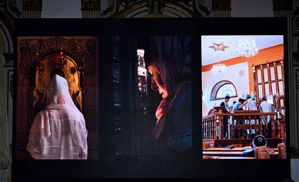 Leyla Aliyeva attends presentation of "Harmony" documentary (PHOTO)