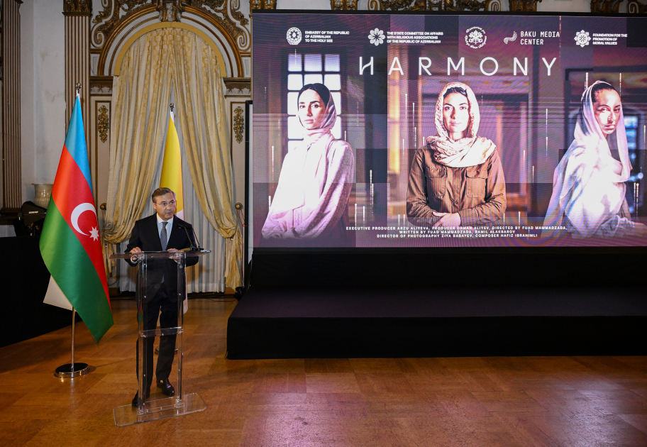 Leyla Aliyeva attends presentation of "Harmony" documentary (PHOTO)