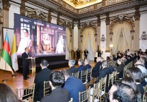 Leyla Aliyeva attends presentation of "Harmony" documentary (PHOTO)