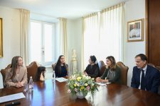 Leyla Aliyeva and Alena Aliyeva meet President of Governorate of Vatican City State (PHOTO)