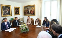 Leyla Aliyeva and Alena Aliyeva meet President of Governorate of Vatican City State (PHOTO)