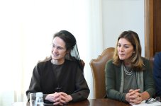 Leyla Aliyeva and Alena Aliyeva meet President of Governorate of Vatican City State (PHOTO)
