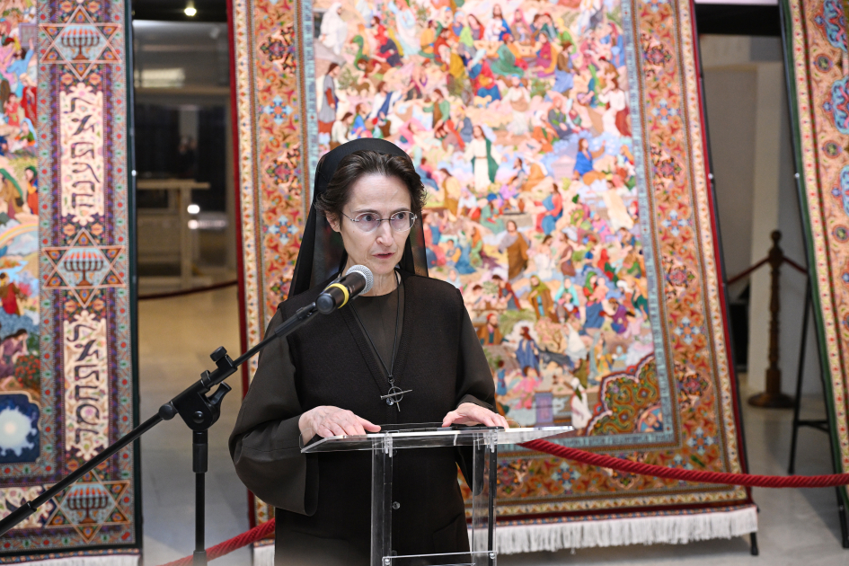 Leyla Aliyeva and Alena Aliyeva attend opening of exhibition of Azerbaijani carpets at Holy See (PHOTO)