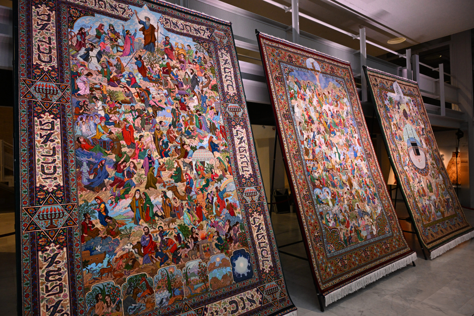 Leyla Aliyeva and Alena Aliyeva attend opening of exhibition of Azerbaijani carpets at Holy See (PHOTO)