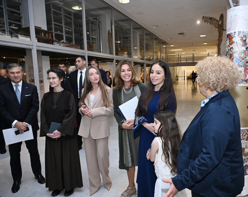 Leyla Aliyeva and Alena Aliyeva attend opening of exhibition of Azerbaijani carpets at Holy See (PHOTO)
