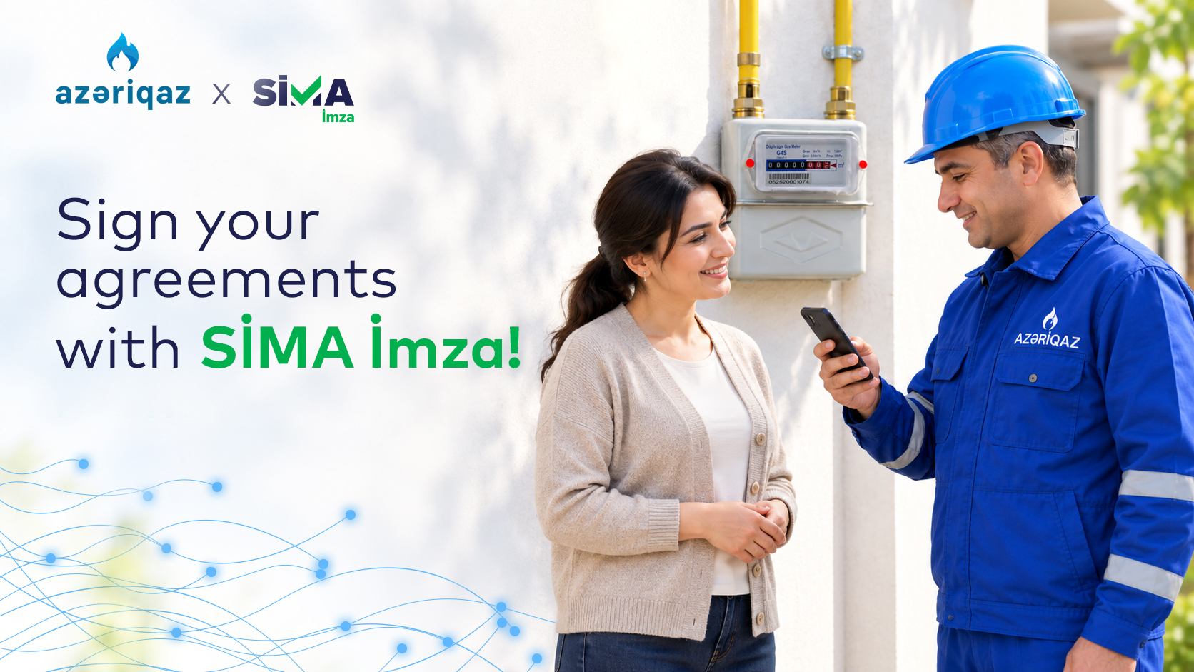 Azerigas subscribers to sign contracts digitally using SİMA