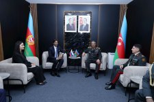 Azerbaijani Defense Minister holds meetings with UK and Slovak counterparts (PHOTO)