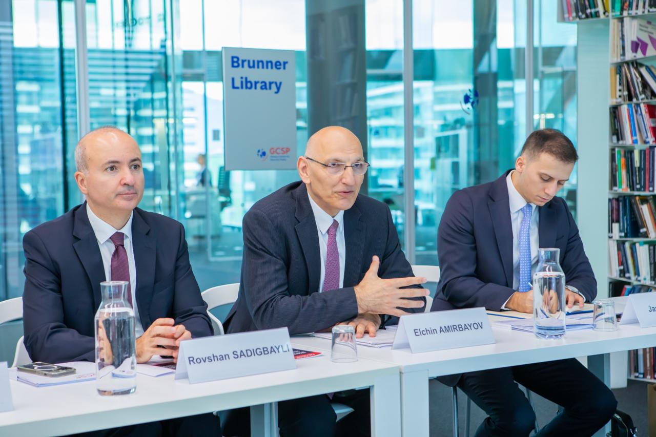 Azerbaijan, GCSP discuss continuing cooperation in research and education (PHOTO)