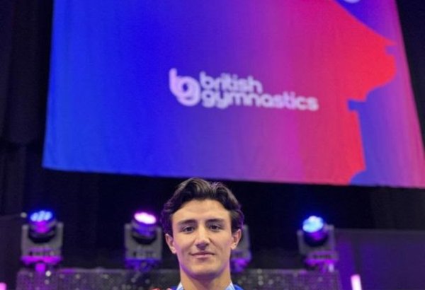 Azerbaijani gymnast Tofig Aliyev claims two golds in UK (PHOTO)