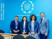 Azerbaijani MP Sevil Mikayilova delivers report at 153rd IPU Assembly (PHOTO/VIDEO)
