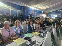 Azerbaijani MP Sevil Mikayilova delivers report at 153rd IPU Assembly (PHOTO/VIDEO)