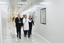 President Ilham Aliyev attends inauguration of pharmaceutical manufacturing plant in Pirallahi Industrial Park (PHOTO)