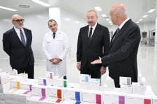 President Ilham Aliyev attends inauguration of pharmaceutical manufacturing plant in Pirallahi Industrial Park (PHOTO)