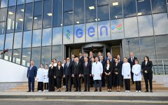 President Ilham Aliyev attends inauguration of pharmaceutical manufacturing plant in Pirallahi Industrial Park (PHOTO)