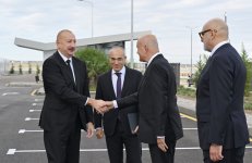 President Ilham Aliyev attends inauguration of pharmaceutical manufacturing plant in Pirallahi Industrial Park (PHOTO)