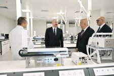President Ilham Aliyev attends inauguration of pharmaceutical manufacturing plant in Pirallahi Industrial Park (PHOTO)