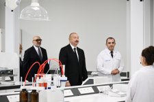 President Ilham Aliyev attends inauguration of pharmaceutical manufacturing plant in Pirallahi Industrial Park (PHOTO)