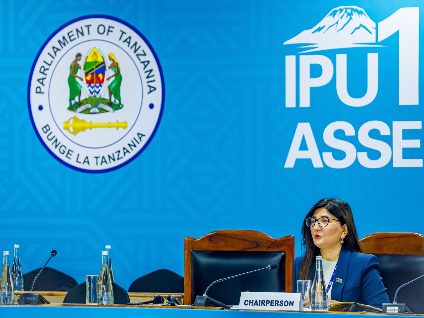 Azerbaijani MP Sevil Mikayilova delivers report at 153rd IPU Assembly (PHOTO/VIDEO)