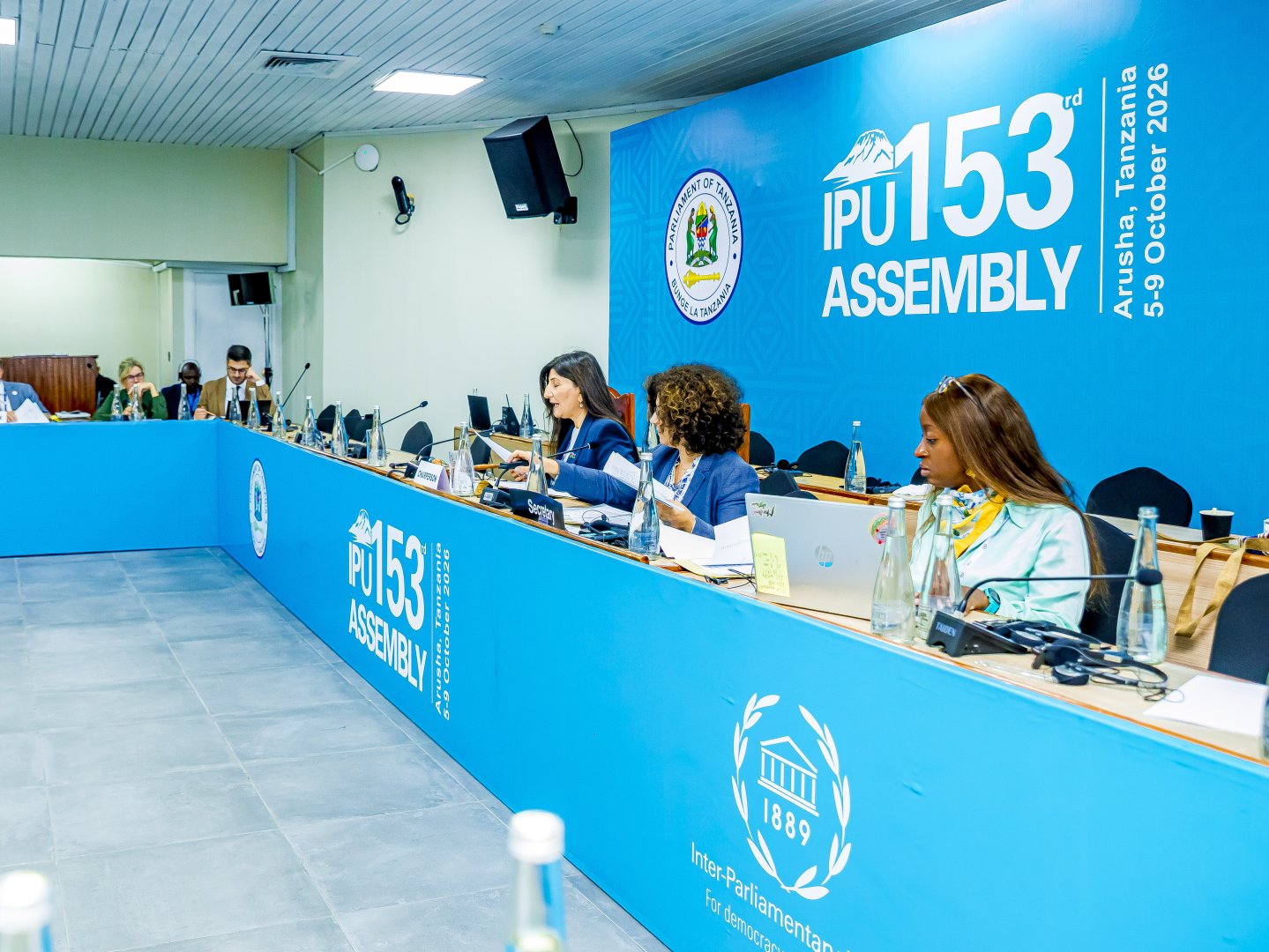 Azerbaijani MP Sevil Mikayilova delivers report at 153rd IPU Assembly (PHOTO/VIDEO)