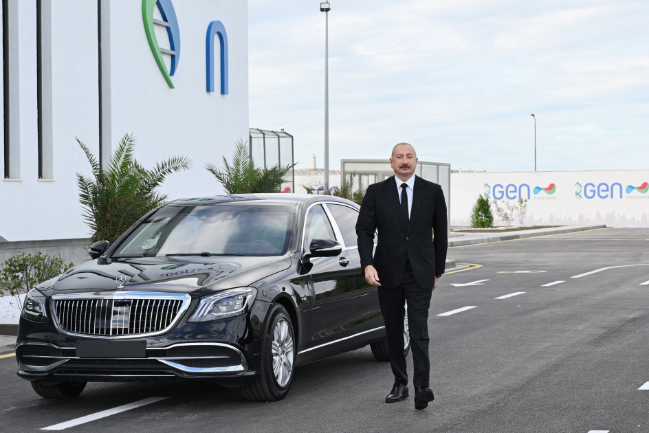 President Ilham Aliyev attends inauguration of pharmaceutical manufacturing plant in Pirallahi Industrial Park (PHOTO)