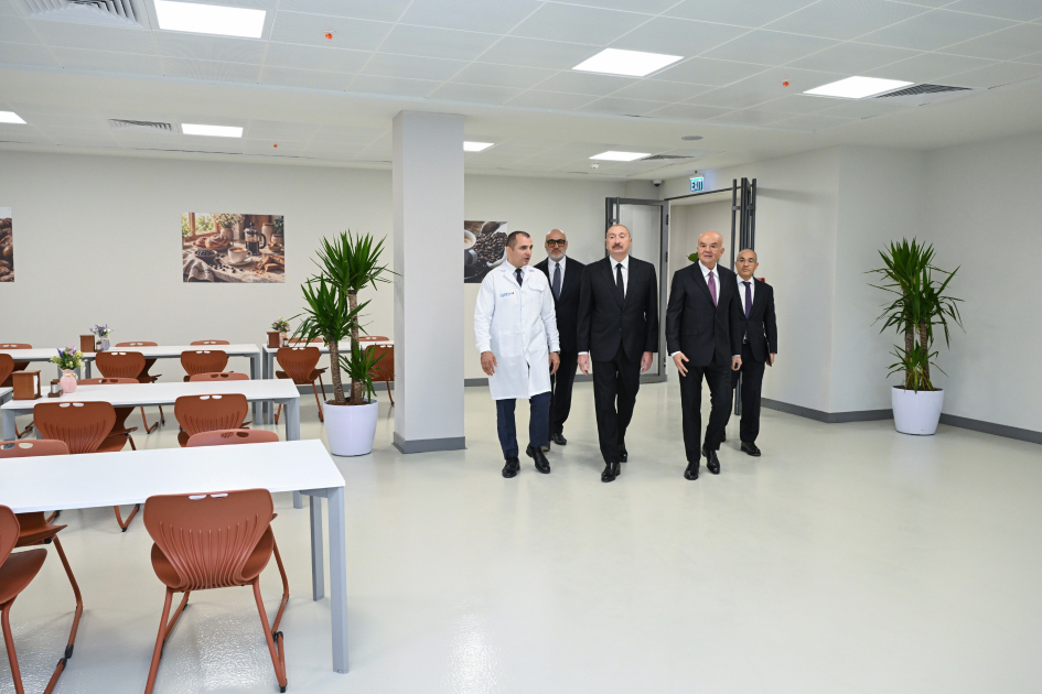President Ilham Aliyev attends inauguration of pharmaceutical manufacturing plant in Pirallahi Industrial Park (PHOTO)