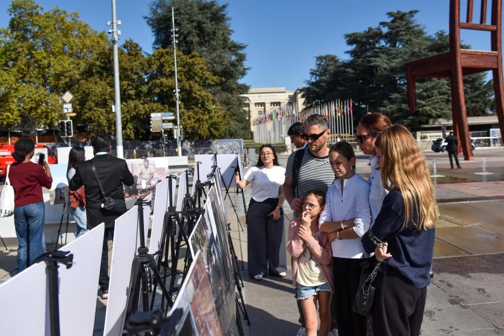 Photo exhibition on Armenia's mine war against Azerbaijan opens in Geneva