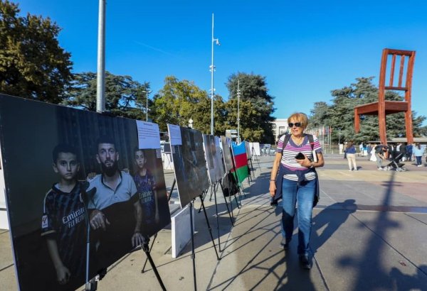 Photo exhibition on Armenia's mine war against Azerbaijan opens in Geneva