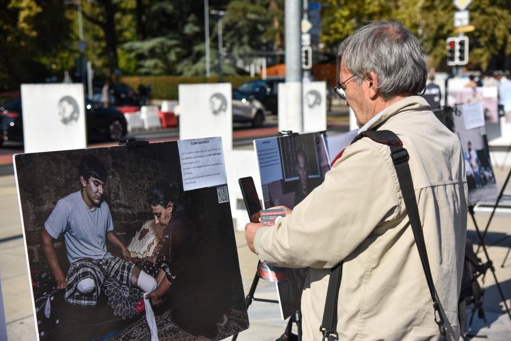 Photo exhibition on Armenia's mine war against Azerbaijan opens in Geneva