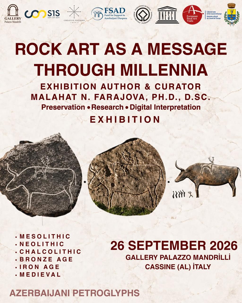 Ancient rock art heritage of Azerbaijan presented in Italy (PHOTO)