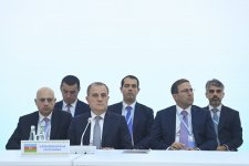 Azerbaijani FM stresses importance of Middle Corridor, regional cooperation (PHOTO)