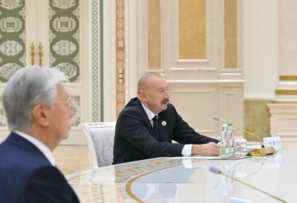 Azerbaijan's trade turnover with Central Asian countries grew by more than 50 percent last year - President Ilham Aliyev