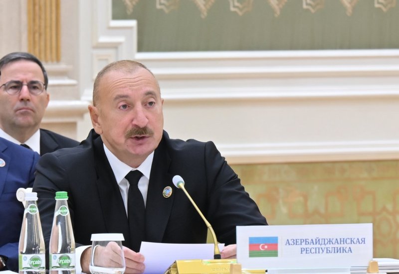 Azerbaijan's trade turnover with Central Asian countries grew by more than 50 percent last year - President Ilham Aliyev (FULL SPEECH)