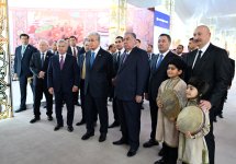 President Ilham Aliyev visits CIS National Culinary Festival and attended official reception (PHOTO)