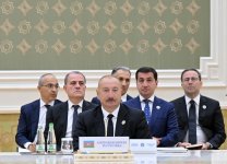 President Ilham Aliyev attends 8th Consultative Meeting of Heads of State of Azerbaijan and Central Asia in Turkmenbashi (PHOTO)