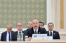President Ilham Aliyev attends 8th Consultative Meeting of Heads of State of Azerbaijan and Central Asia in Turkmenbashi (PHOTO)