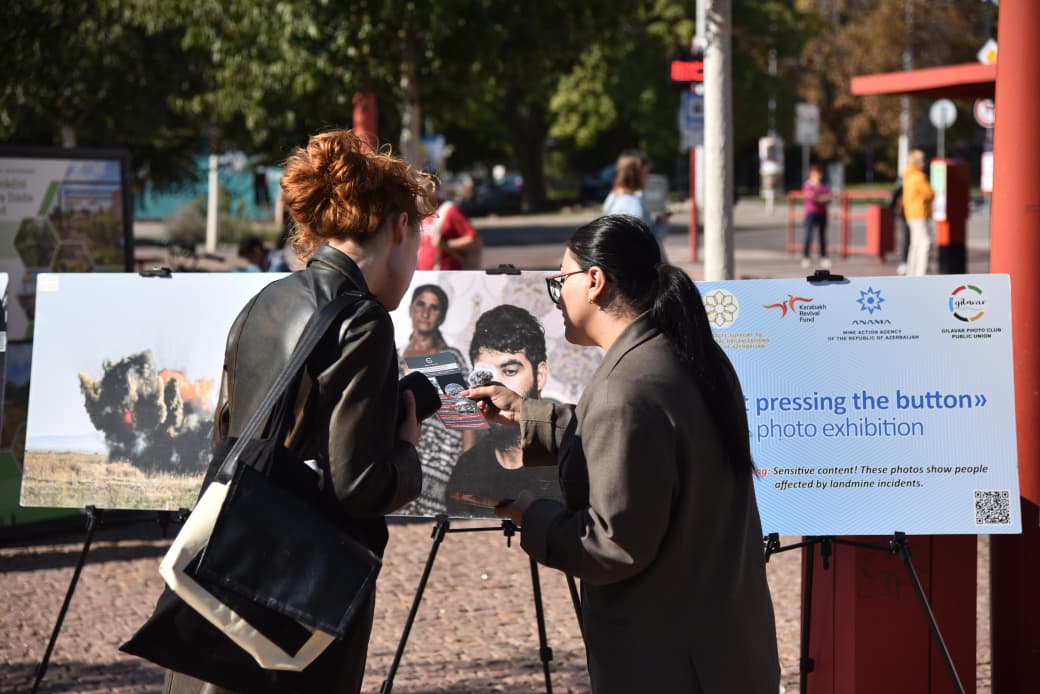 Azerbaijan NGO opens landmine exhibition in Czech Republic (PHOTO)