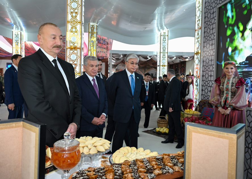 President Ilham Aliyev visits CIS National Culinary Festival and attended official reception (PHOTO)
