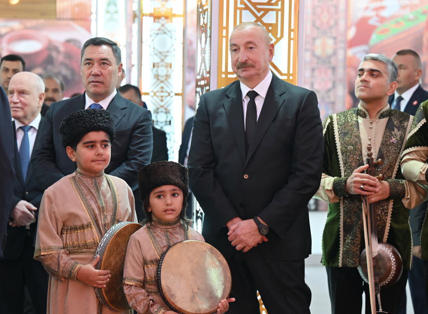 President Ilham Aliyev visits CIS National Culinary Festival and attended official reception (PHOTO)