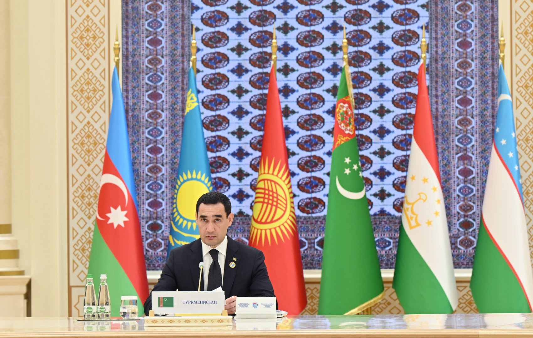 President Ilham Aliyev attends 8th Consultative Meeting of Heads of State of Azerbaijan and Central Asia in Turkmenbashi (PHOTO)