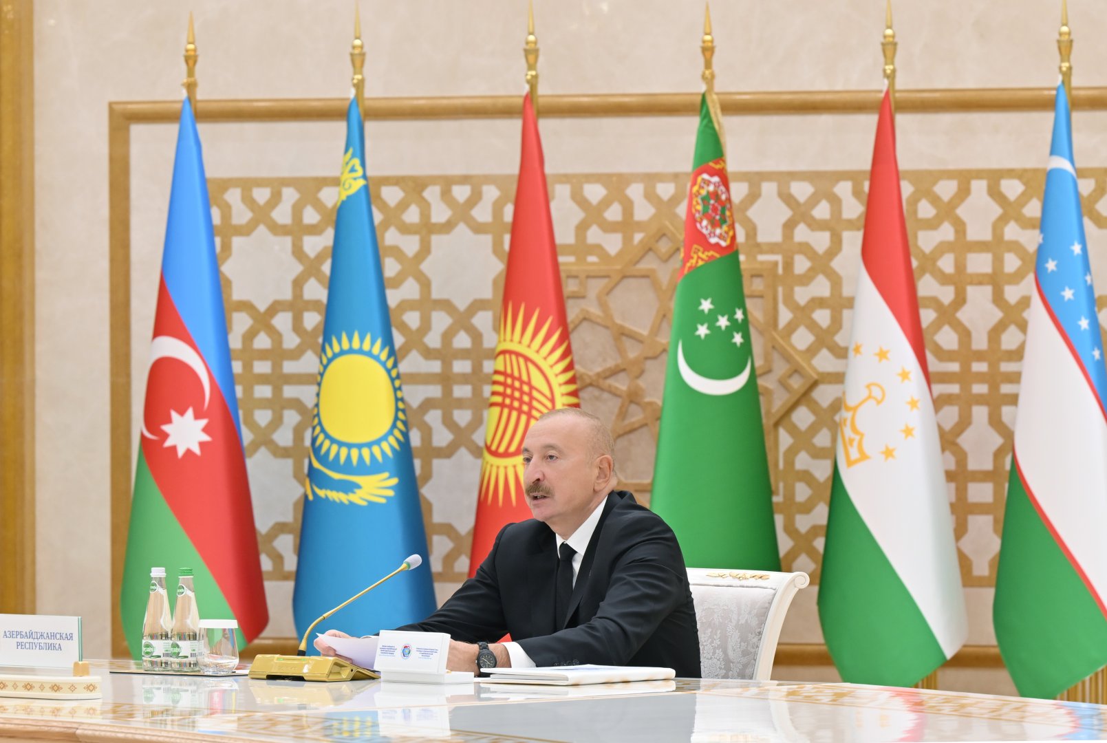 President Ilham Aliyev attends 8th Consultative Meeting of Heads of State of Azerbaijan and Central Asia in Turkmenbashi (PHOTO)