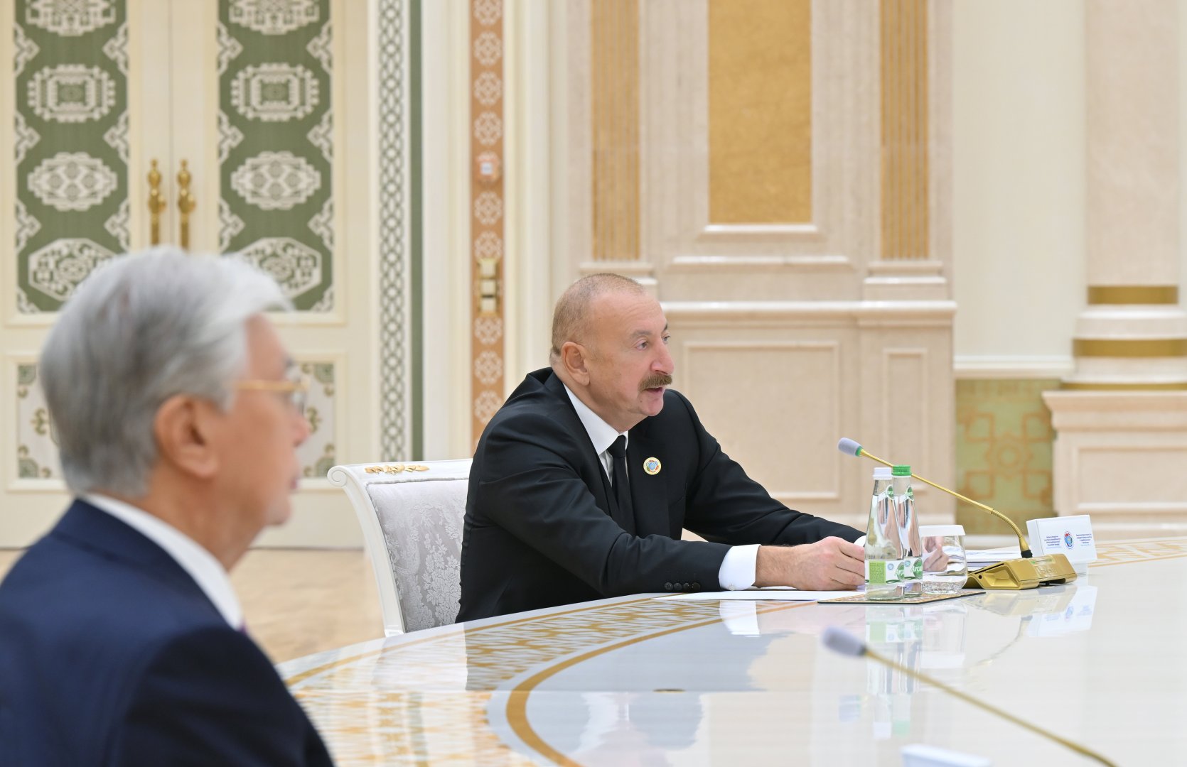 President Ilham Aliyev attends 8th Consultative Meeting of Heads of State of Azerbaijan and Central Asia in Turkmenbashi (PHOTO)