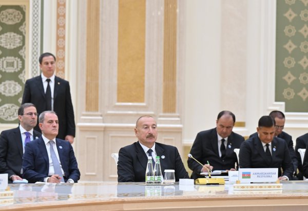 President Ilham Aliyev attends expanded-format meeting of Council of Heads of State of CIS (PHOTO/VIDEO)