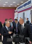 President Ilham Aliyev views national stands of CIS member states in Turkmenbashi (PHOTO)