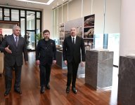 President Ilham Aliyev and Head of Chechen Republic of Russia visit Baku White City (PHOTO)
