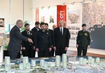 President Ilham Aliyev and Head of Chechen Republic of Russia visit Baku White City (PHOTO)
