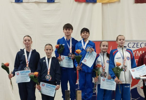 Azerbaijani gymnasts win medals at an international tournament (PHOTO)