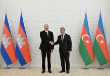 Official welcome ceremony held in Baku for Prime Minister of Cambodia (PHOTO)
