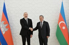 Official welcome ceremony held in Baku for Prime Minister of Cambodia (PHOTO)