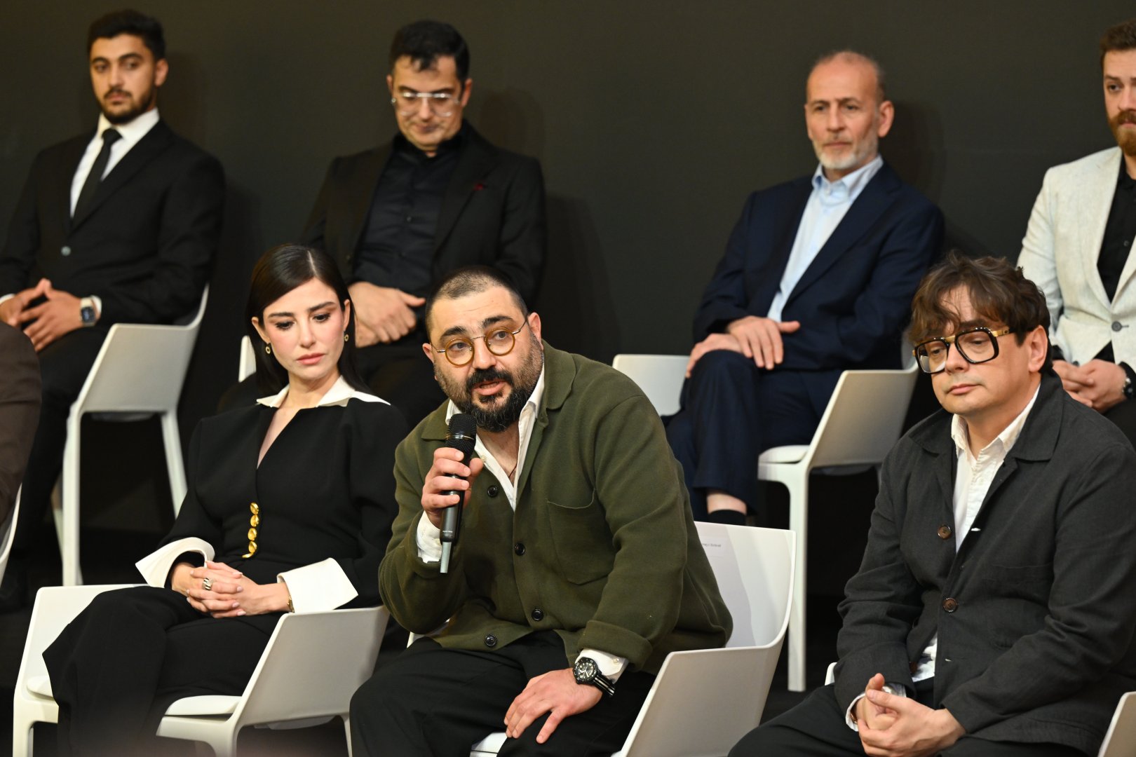 Heydar Aliyev Center hosts briefing with creative team of film "44" - one of Azerbaijan's major film projects (PHOTO/VIDEO)