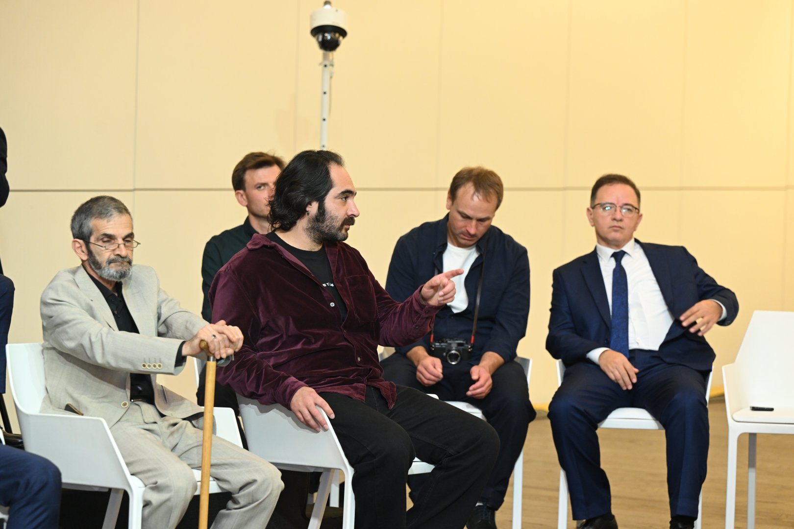 Heydar Aliyev Center hosts briefing with creative team of film "44" - one of Azerbaijan's major film projects (PHOTO/VIDEO)